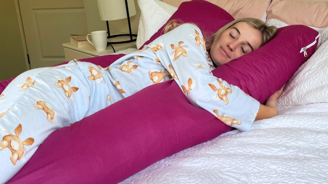 Body pillow 2024 for side sleepers