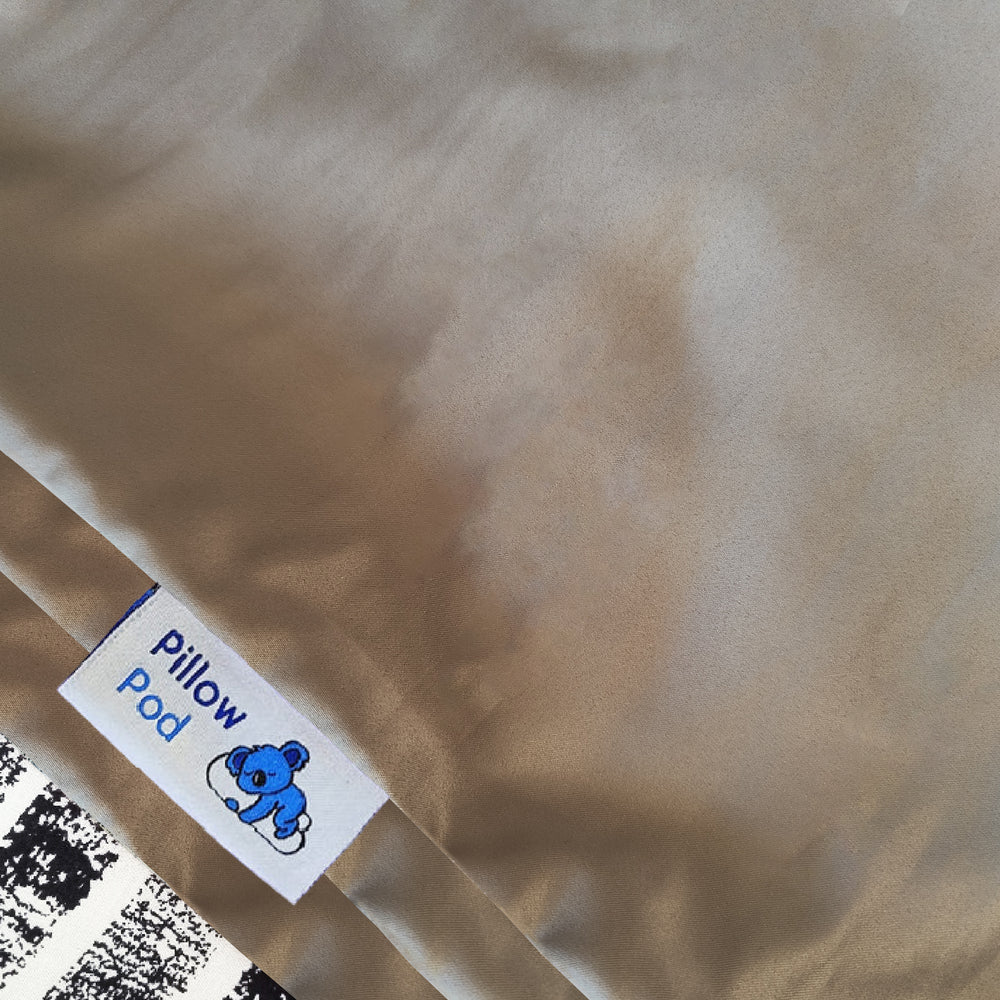 L-Shaped Satin Pillow Pod Case