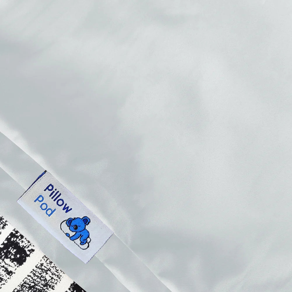 L-Shaped Satin Pillow Pod Case