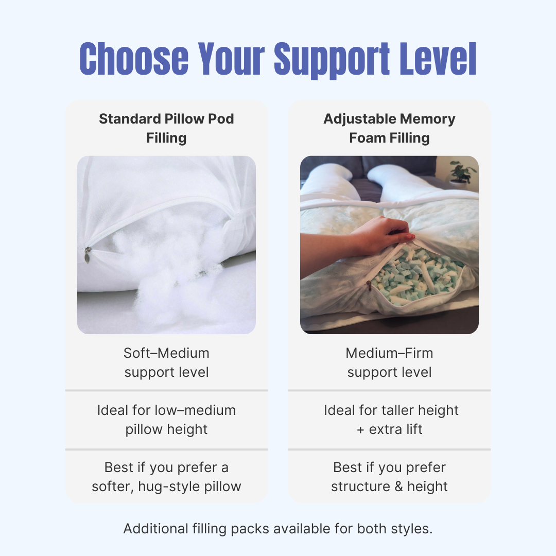 Extra Long Pillow Pod