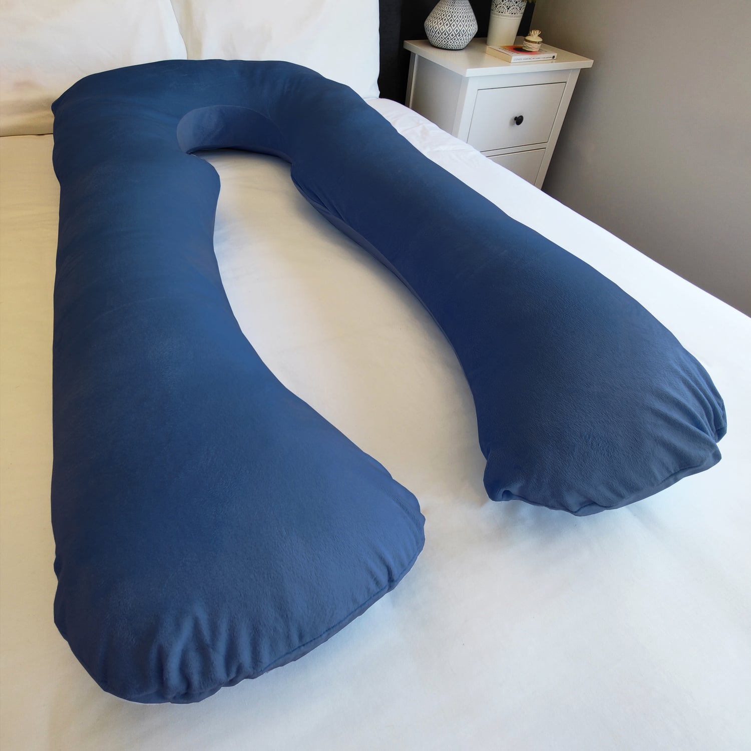 Velvet Pillow Pod Support Pillow